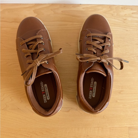 Boys 6.5 Deer Stags Kane Brown Faux Leather Dress Shoes - Picture 5 of 7